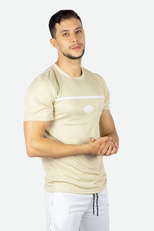 6 T shirt carreaux beige MAIN
