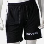 Short de sport noir homme motif flèches