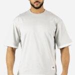 T-shirt blanc Oversize en coton