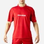 T-shirt de sport rouge homme motif flèches