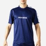 T-shirt de sport bleu motif flèches