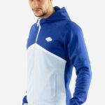 Veste bleu blanc de survêtement Molt Skin